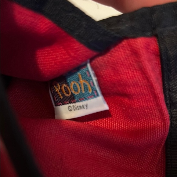 Vintage Disney Winnie the Pooh Brown and Red Wallet with Bear Embroidery and bee - Picture 4 of 4